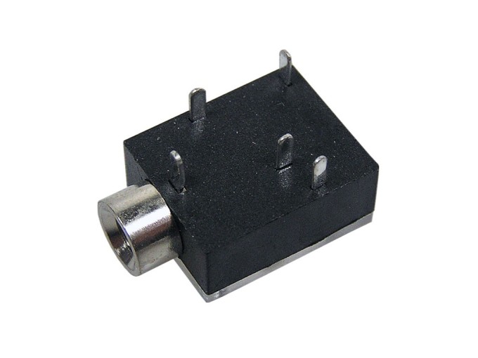 Konektor JACK 3.5mm stereo samička do panelu