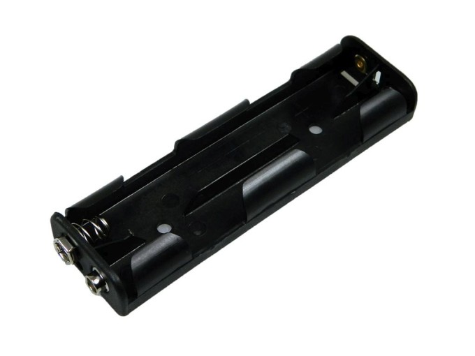 Puzdro na batérie 4x AA - verzia 2