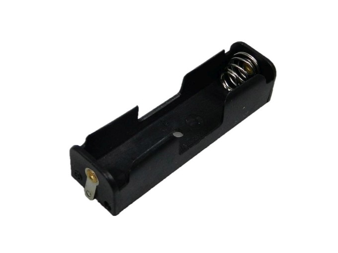 Puzdro na batérie 1x AA s pájecími vývodmi