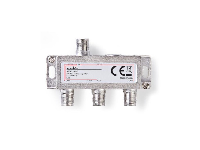 Satelitný rozbočovač 3 výstupy SSPL310ME Nedis