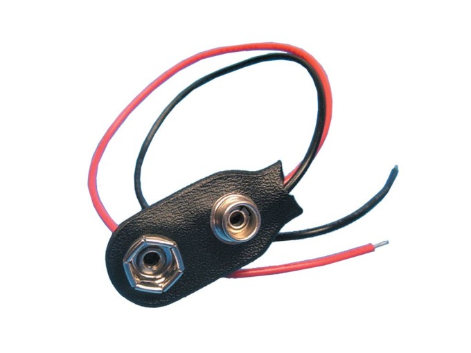 Kábel pre 9V batériu s klipsami