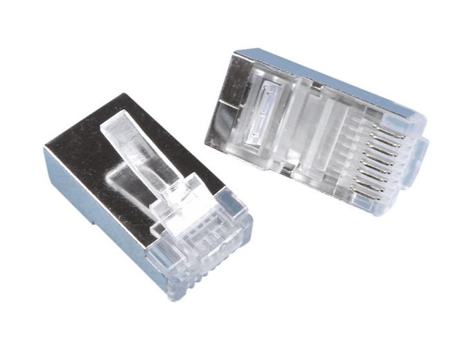 Tienený modulárny konektor 8p8c (RJ45)