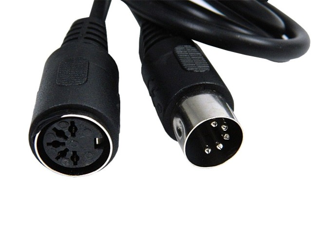 Kábel DIN 2.5m (samica/samec) - predlžovací