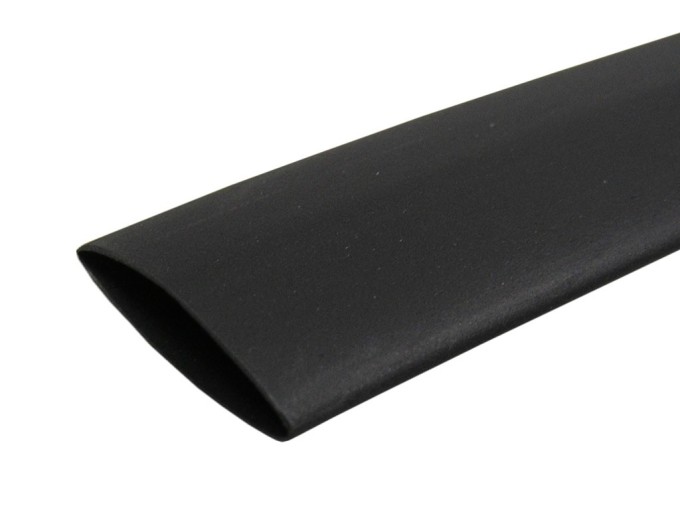 Zmršťovacia bužírka 50.8 / 25.4 mm čierna - 1m