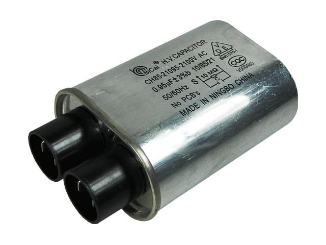 Vysokonapěťový kondenzátor 0.95uF / 2100V pre mikrovlnné rúry LG CP613