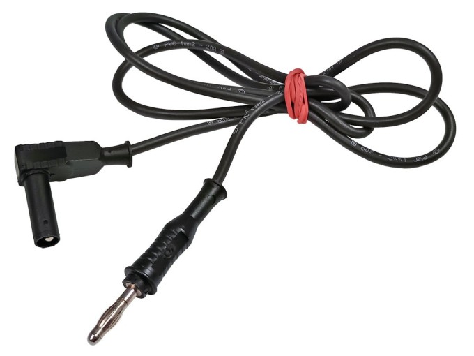 Meracia šnúra banánek čierna 20A