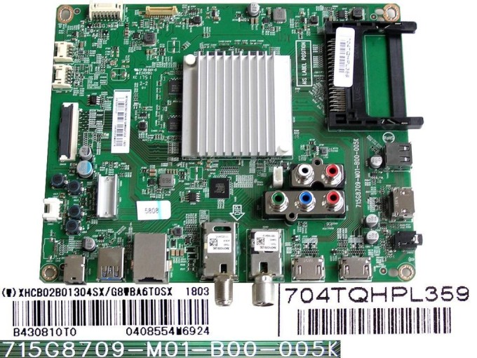 Základná doska pre LCD LED TV Philips 55PUS6162/12 - XHCB02B01304SX / G8WBA6T0SX / 715G8709-M01-B00-005K / 715G8709-M01-B00-005N / 704TQHPL359