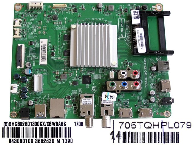 LCD LED modul základná doska XHCB02B01300SX/G8WBA6S pre Philips 55PUS6162/12