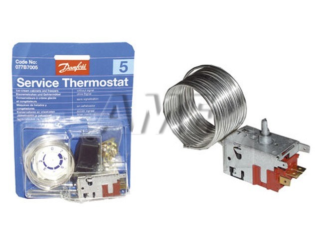 Termostat DANFOSS 077B7005 pre chladničky a mrazničky