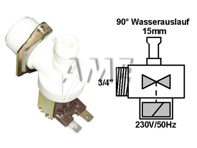 Univerzálny jednosmerný napúšťací ventil 90°