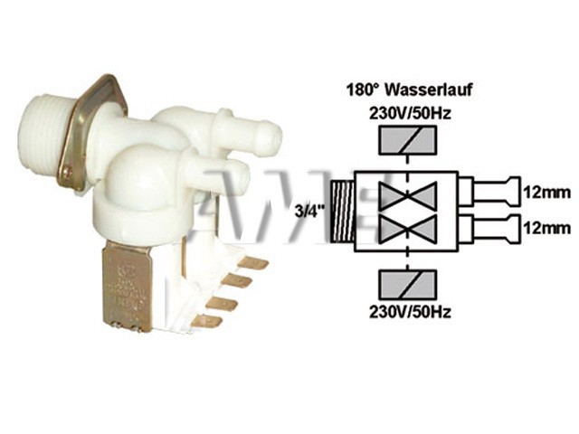 Univerzálny dvojcestný napouštací ventil 180°