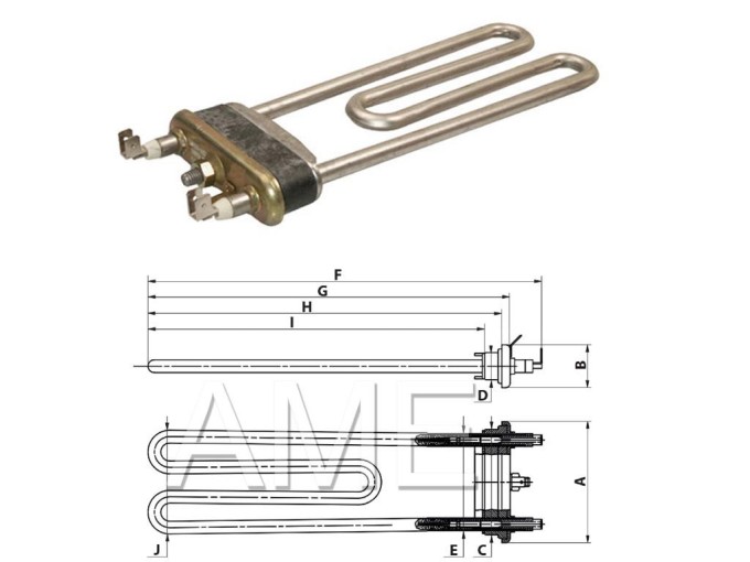 Hlavné teleso práčky Candy / Hoover 90457722 - originálny diel