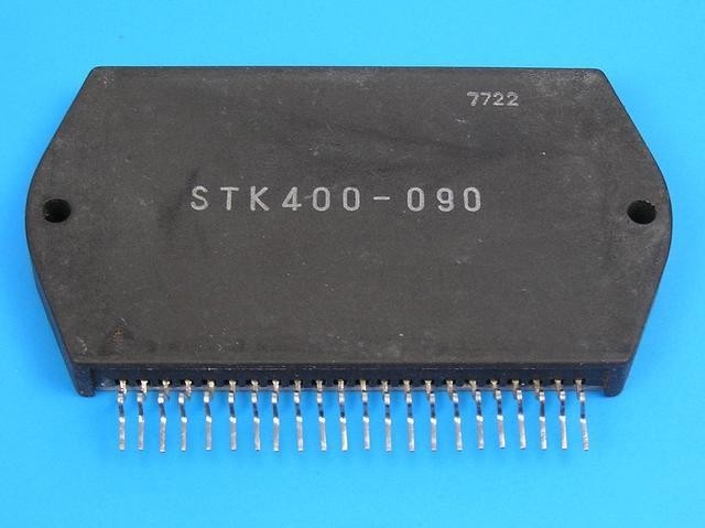 STK400-040 a STK400-090 - Integrované obvody NF-KS 36V 3x25W