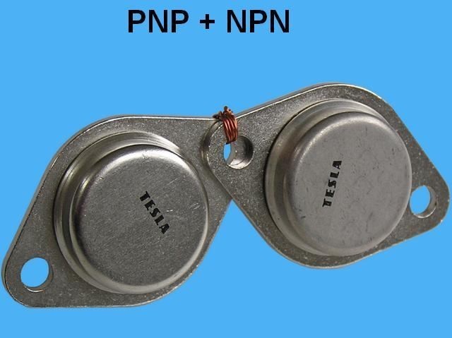 KD606 + KD616 - Komplementárne tranzistory pre výkonové zosilňovače