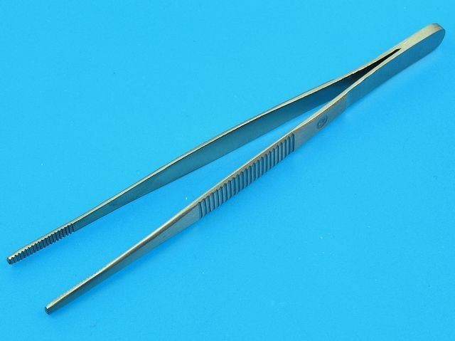 Chirurgická pinzeta 180 mm plochá