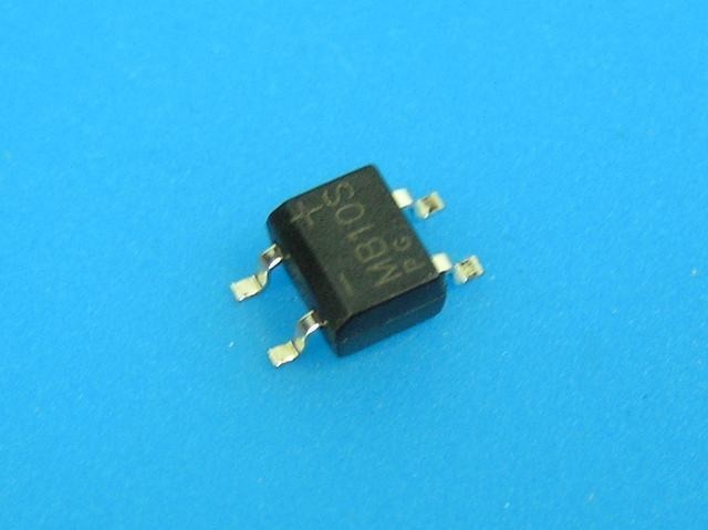 MB10S SMD Mostík 1000V 0,5A