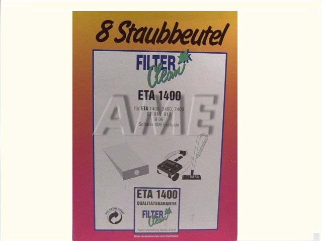 Sáčky do vysávača ETA 1400, 3400, 7400 - Sada 8 kusov