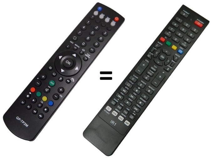 Diaľkový ovládač Grundig GP-TP3M - neoriginálny