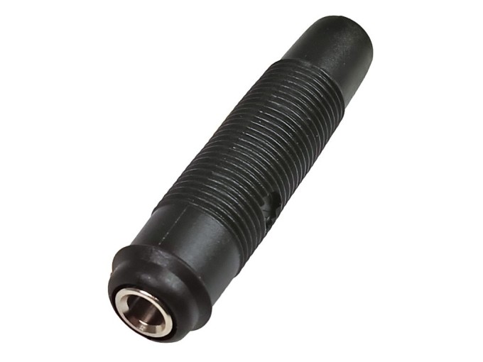 Kábelová zdierka banánik 16A - čierna KUN30SW