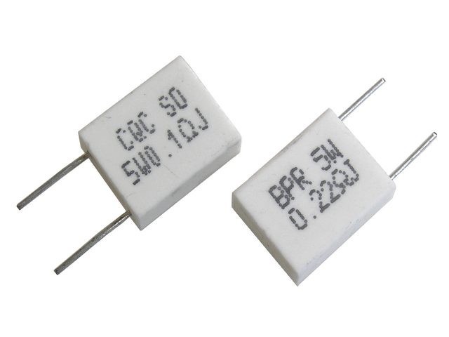 Rezistor TR5 0R22 / 5W radiálny BPR56