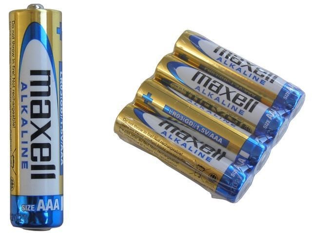 Maxell Alkaline AAA Batérie LR03 4ks