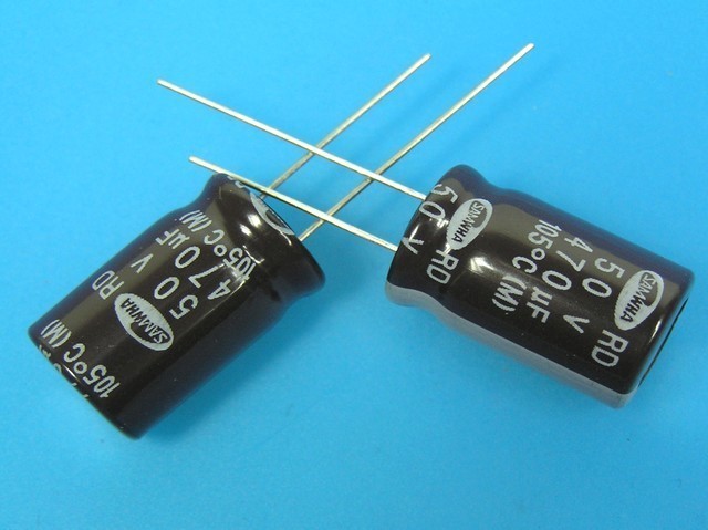 470uF 50V 105°C Samwha RD Elektrolytický Kondenzátor