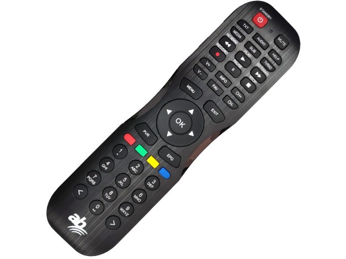 Originálny diaľkový ovládač pre AB Cryptobox 600 HD, 650 HD, 652 HD a 600 mini HD
