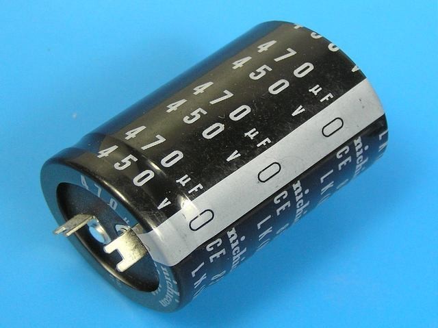 Kondenzátor elektrolytický 470uF/450V Nichicon LK