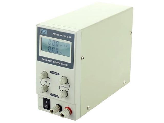 Laboratórny zdroj GETI GLPS3003 0-30V / 0-3A