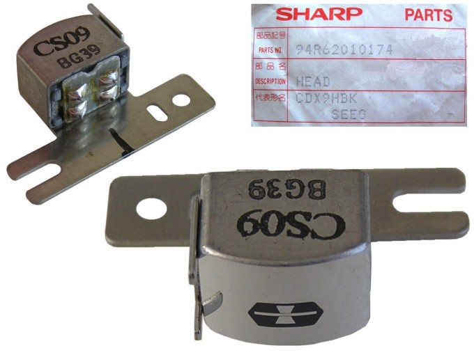 Hlava stereo 295 ohm 94R62010174 / CS09 pre kazetové magnetofóny Tesla Condor