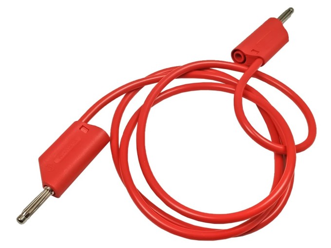 Merací šnúra banánek červená 20A