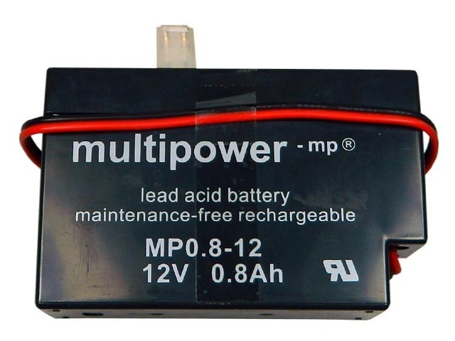 Olovený akumulátor 12V 0,8Ah MP0.8-12 Multipower