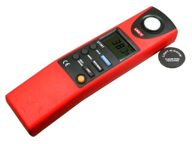 Luxmetr UNI-T UT381 pre meranie osvetlenia