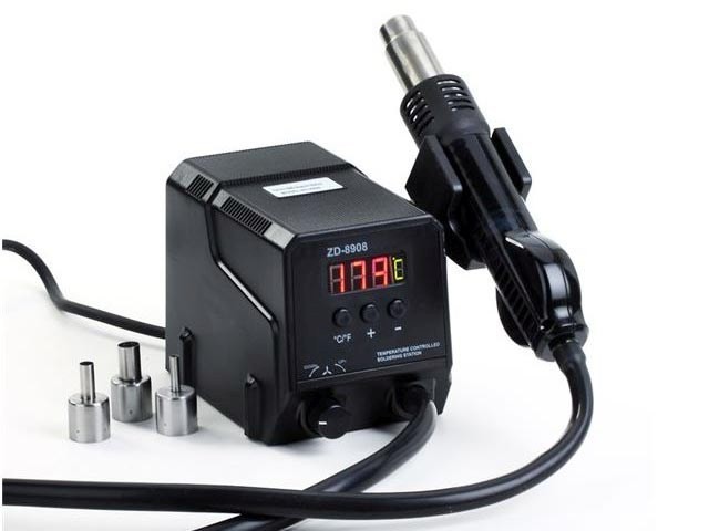 Horkovzdušná vyfukovačka ZD-8908 s digitálnym displejom