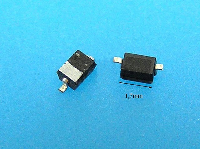 BAT165 Schottkyho dióda SMD 40V 0,75A SOD323