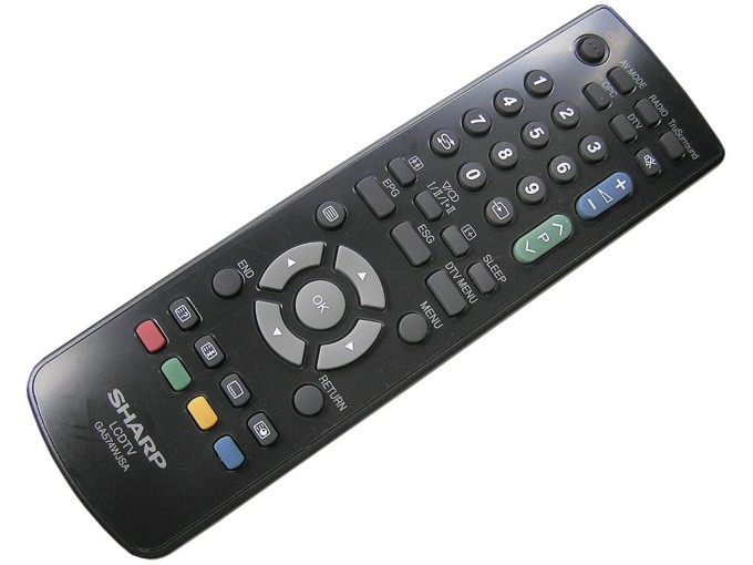 Originálny diaľkový ovládač SHARP RRMCGA574WJSA / GA574WJSA