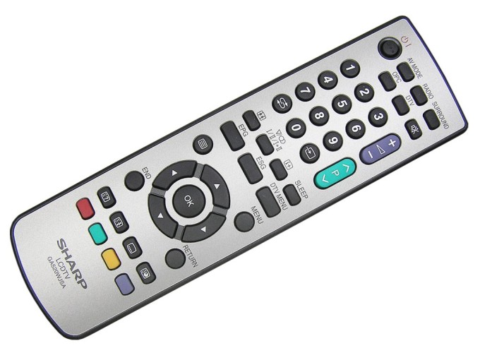 Originálny diaľkový ovládač SHARP RRMCGA520WJSA