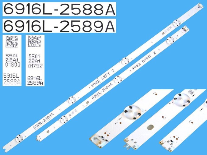 LED podsvit sada LG 6916L-2588A a 6916L-2589A - 978mm D-LED