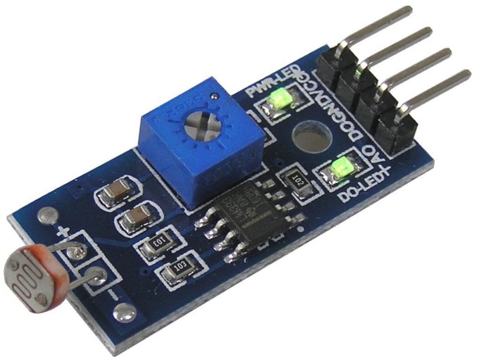 Modul senzora svetla s nastaviteľnou citlivosťou