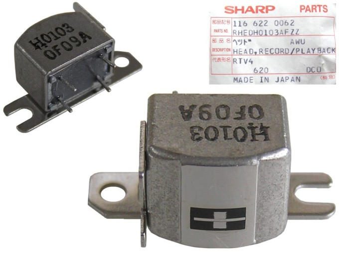 Stereo hlava 180 ohm RHEDH0103AFZZ pre kazetové magnetofóny