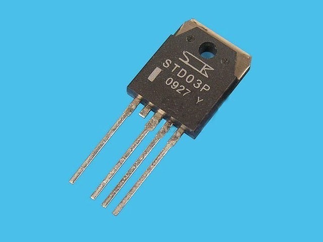 Tranzistor PNP STD03P 160V 15A 160W