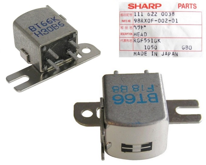 Stereo hlava 240 Ohm 98RX0F-002-01 pre magnetofóny SHARP BT66