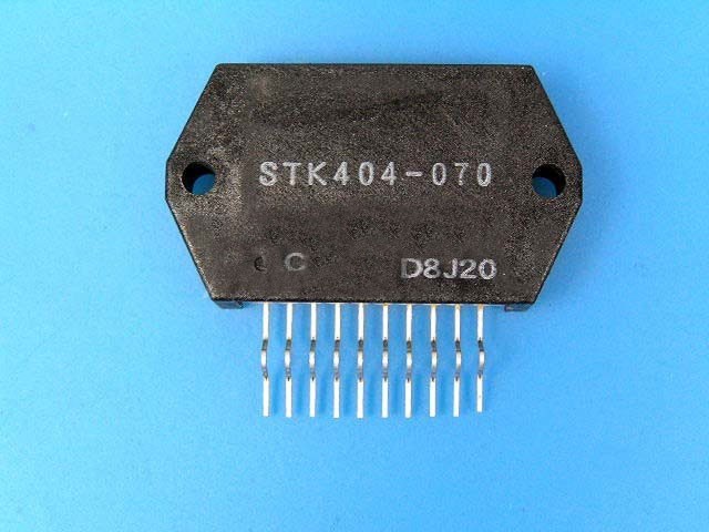 Integrovaný obvod STK404-050 / STK404-070 - NF-KS 37V 1x30W