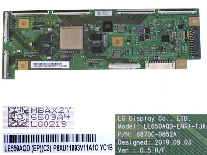 LCD T-CON modul LE650AQD-ENA1-TJA / O-LED board 6870C-0852A