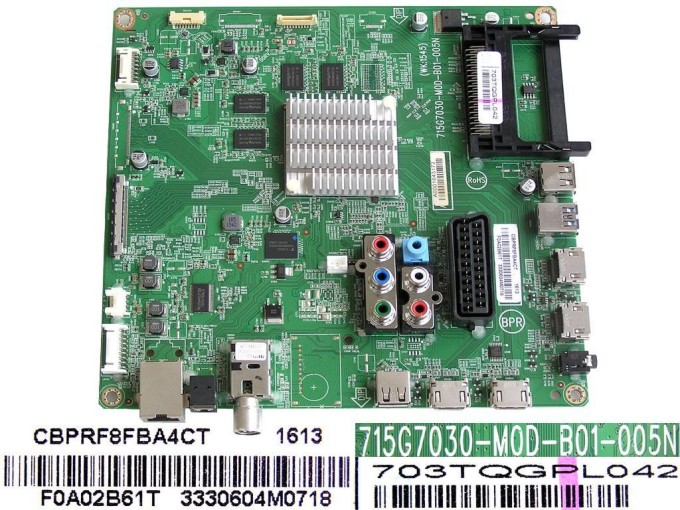 LCD LED Modul Základná Doska Philips 49PFH5501/88 - CBPRF8FBA4CT, 715G7030-M0D-001-005N, 703TQGPL042