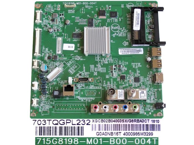 LCD základná doska XGCB02B04003SX/G8RBA3CT pre Philips 43PFS5301/12