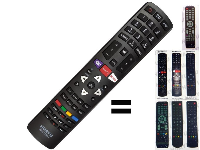 Univerzálny dálkový ovladač HUAYU RM-L1330+2 pre TLC (Thomson)