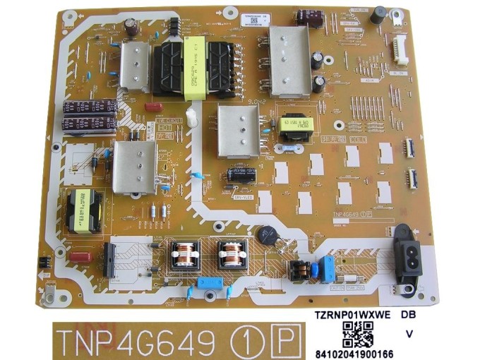 LCD Power Supply Board TNP4G649 TZRNP01WXWE pre Panasonic TV