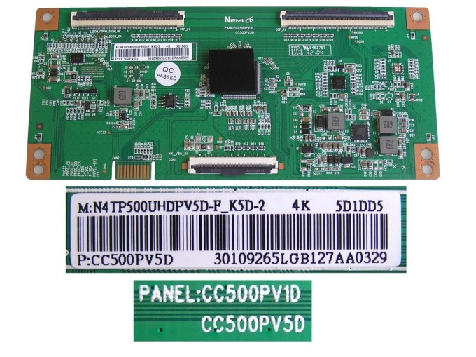 LCD T-CON modul CC500PV5D pre JVC LT-50VU8000