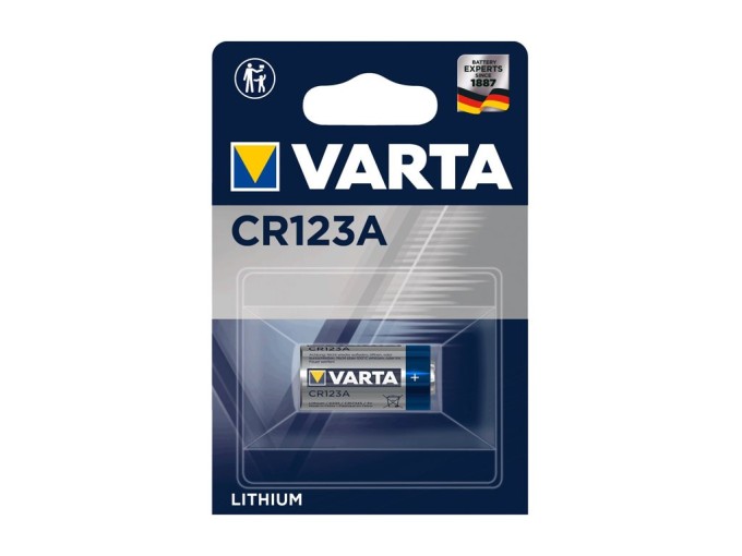 VARTA CR123A Lítiová Batéria 3V 1600mAh
